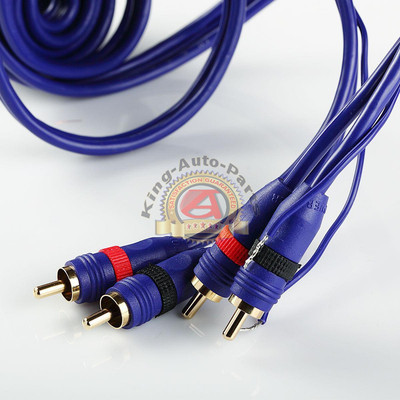 6ft 6' HIGH PERFORMANCE DIRECTIONAL BALANCE RCA 2 Male to Male Audio Cable