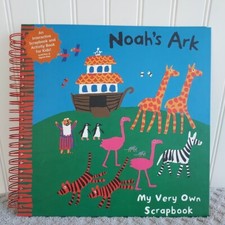 Noah's Ark Scrapbook Memory Memories Keepsake Album Baby Book Child 11" x 11"