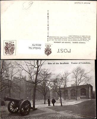 401679,England Tower of London Site of the Scaffold Kanone