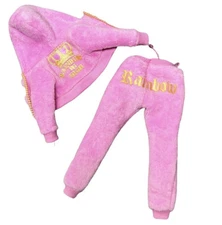 Rainbow High Brianna Dulce Slumber Party Doll Outfit Velour Tracksuit Jacket Set