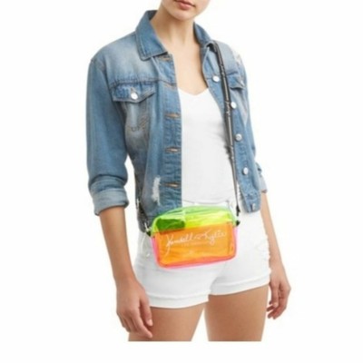 clear neon fanny pack