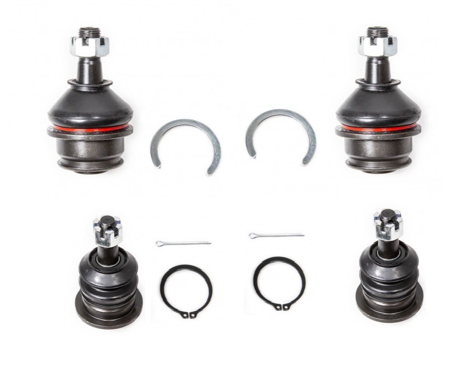 FOR TOYOTA LAND CRUISER KDJ120 D4D 3.0TD FRONT LOWER & UPPER BALL JOINT SET 02+
