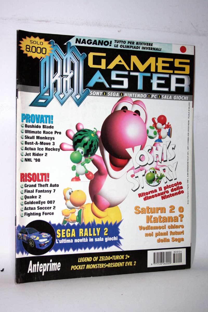 RIVISTA GAME MASTER N° 5 APRILE 1998 RESIDENT EVIL 2 USATA BUONO STATO ITA 60208