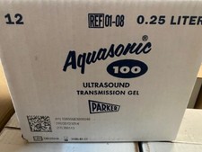  12 Pack 01-08 Parker AQUASONIC 100 Ultrasound Transmission Gel 250mL 8.5oz