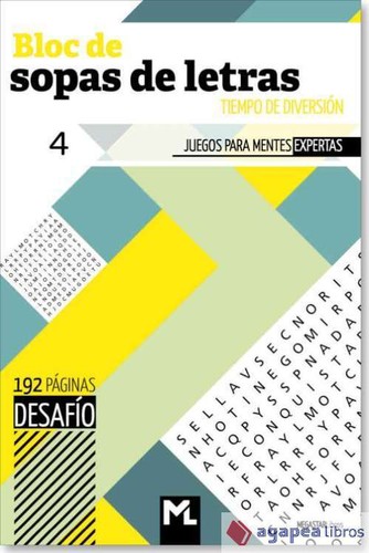 BLOC DE SOPAS DESAFIO 04. NUEVO. ENVÍO URGENTE (Librería Agapea)