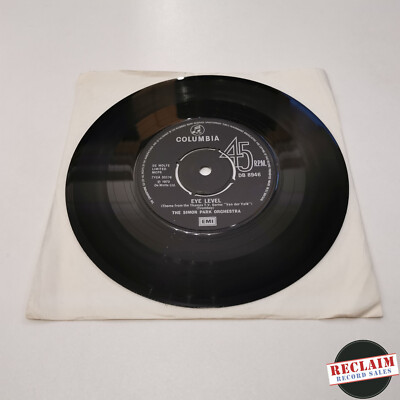 the simon park orchestra eye level 7'' vinyl record very good condition