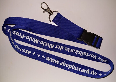 Rhein-Main-Presse Schlüsselband Lanyard NEU (M132)