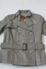 Women's Helium Real Soft Leather Jacket Taupe Color Size 10 / Uk 6 New