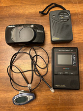 Vintage Collectible Minolta Camera Two FM Pocket Radios
