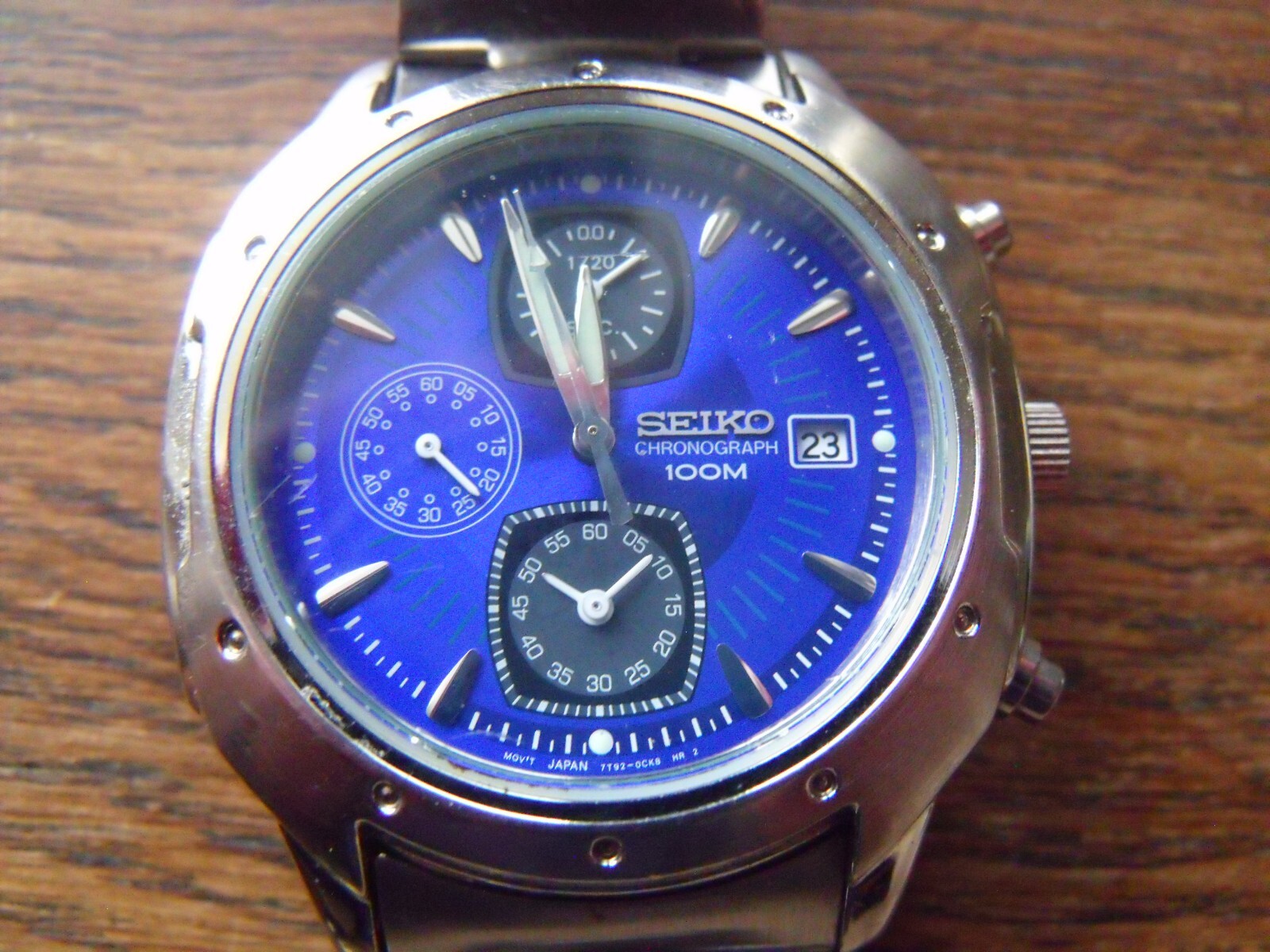 Men's Seiko Stainless Steel Chronograph eBay