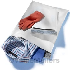 25 EACH 10x13, 12x15.5, 19x24  POLY MAILERS BAGS
