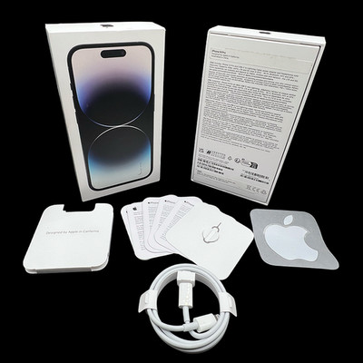 OVP Original Apple IPhone 14 Pro Spce Black 128GB Leerverpackung