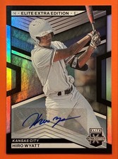 2023 Panini Elite Extra Edition - Hiro Wyatt #143 Signatures (AU, RC)
