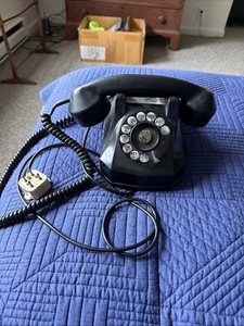 Monophone Automatic Electric Bakelite Rotary Phone Vintage Antique Type 40