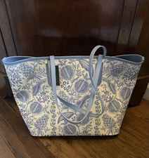 NWT Rifle Paper Co. Classic Everyday Tote In Pomegranate Print $180 MSRP