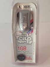 COBY MP-C582 Clip MP3 Player 1 GB - Silver NE...