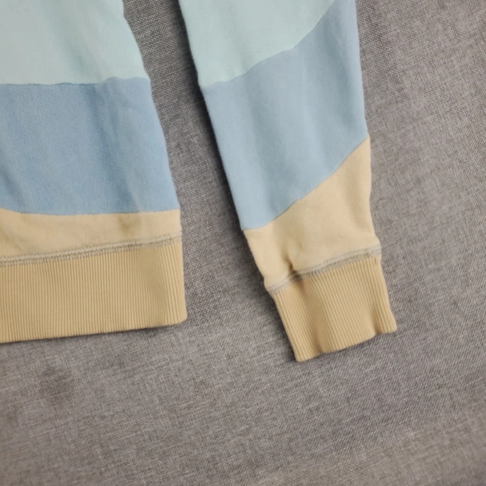 Sudadera Faherty Mujer XS Soleil Abstracto Salida del Sol Rayas Sudadera con Capucha Pullover Foto 4 de 4