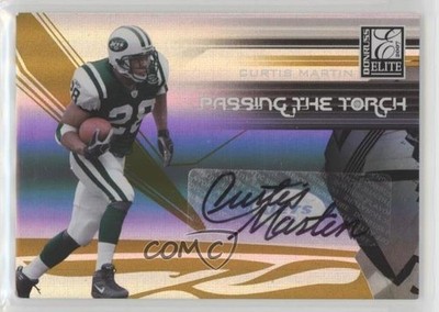 2007 Donruss Elite Passing the Torch 69/99 Curtis Martin #PT-9 Auto HOF 1q7