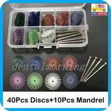 Dental Composite Spiral Polishing Disc Finishing Wheel Shank Mandrel Art Polish