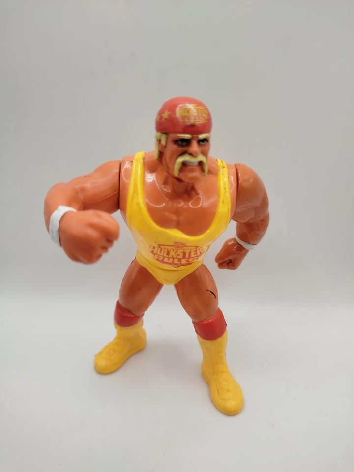 Hasbro WWF wrestling 1991 Serie HULK HOGAN Figure MOSSA OK Vintage giocattolo - Immagine 2 di 4