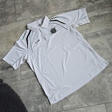 Jako Hannover 96 Poloshirt Gr. XL Trikot Weiß Sportshirt Fußball T-Shirt