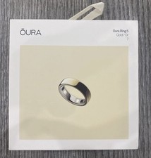 New in Box Oura Ring Gen 5 Gold Size 7