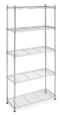 Whitmor 6060-267 Supreme 5 Tier Shelving Chrome (6060267)