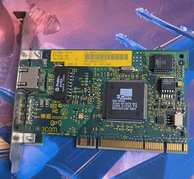 3COM 10/100Mbps RJ45 PCI  3C905C-TX-M -gebraucht-Etherklink
