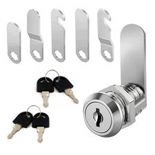 Mailbox Lock with 4 Keys,Post Box Lock Replacement,Comes with 5 Different Locks