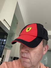 Ferrari Scuderia F1 Formula One Racing Puma Red Black Strapback Dad Cap Hat