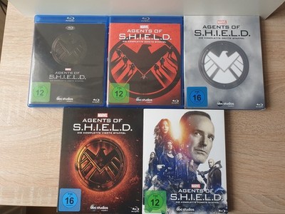 Marvel Agents of S.H.I.L.D. Staffel 1-5 Blu-ray, komplett