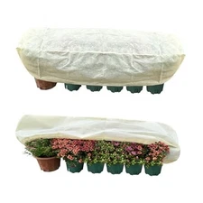 Plant Frost Cover, Rectangular Planter Plant Winter (68.8x17.7x15.7INCH)2 Pack