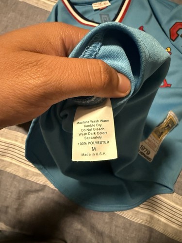 1979 Mitchell & Ness Keith Hernandez St Louis Cardinals Jersey Size 40 - Picture 7 of 15