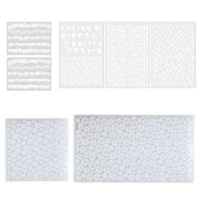 7Pcs Water Ripple Designs Mold Easy to Use Silicone Mold Jewelry Making Tools
