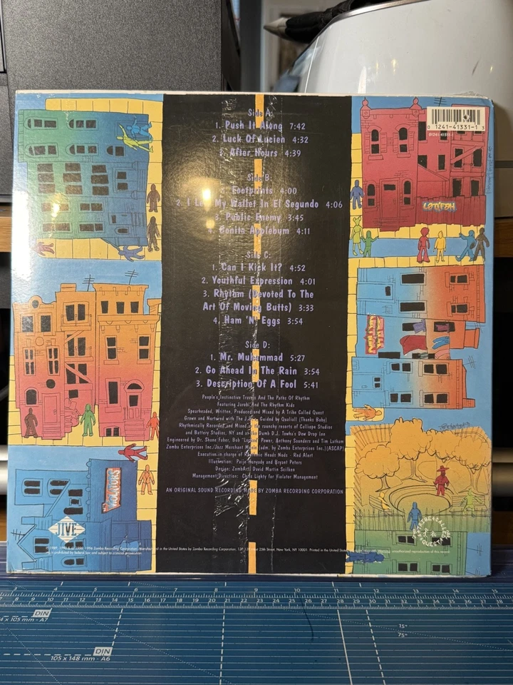 A Tribe Called Quest ATCQ – People’s Instinctive Travels LP Sealed Promo Drill - Image 2 of 3
