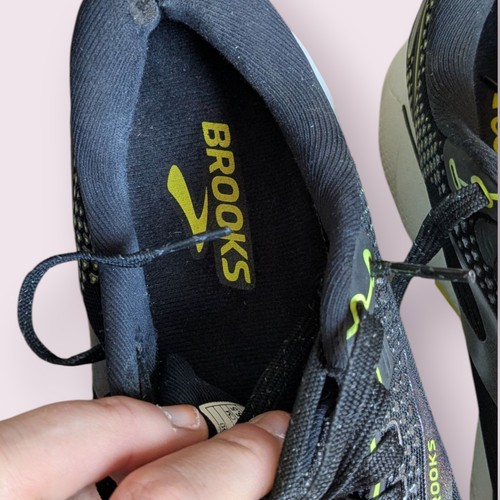 Brooks Ghost 14 Running Shoes Women's UK 6.5 Black/Nightlife/Spa Blue - Picture 10 of 13