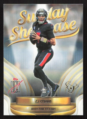 CJ Stroud #SS-17 2025 Topps Signature Class Sunday Showcase card