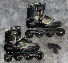 Roller Derby Q60 Q-60 Mens 10 Aerio Inline Skates Black/Yellow