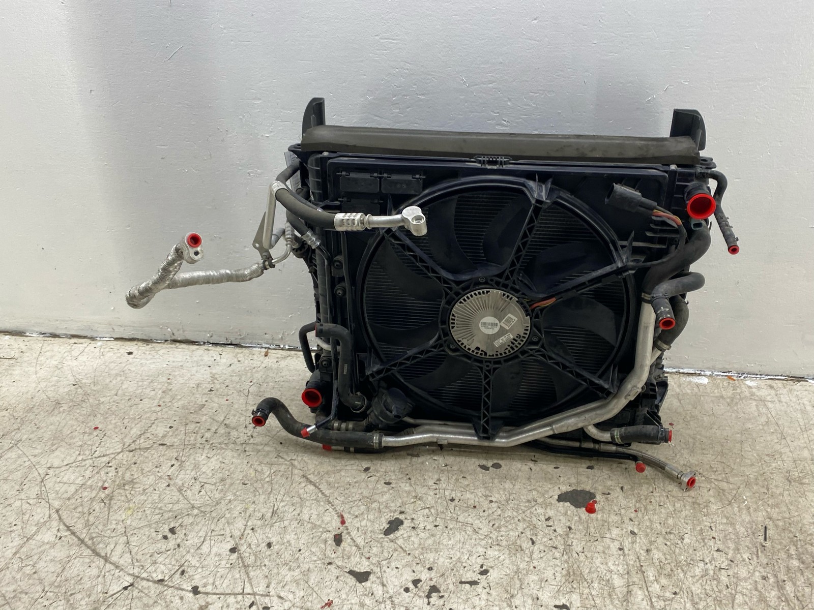 2010-2020 BENTLEY MULSANNE 6.8L ENGINE RADIATOR CONDENSOR FAN MOTOR SET *26K*