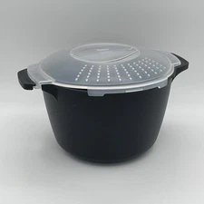 Pampered Chef 2 Quart 2 Liter Micro Microwave Cooker With Lid Free Shipping