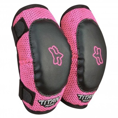 Fox Kids MX Armour - Pee Wee/Kids Titan Ellenbogenschoner - Schwarz/Pink (Paar)