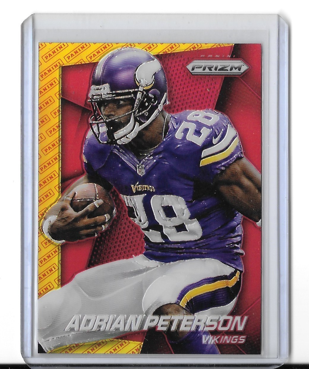 2014 Panini Prizm Adrian Peterson Logo Prizm SP #115