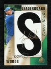 2021 SP Game Used Leaderboard Letter Marks 8/10 Tiger Woods (WOODS) #LM-TW Auto