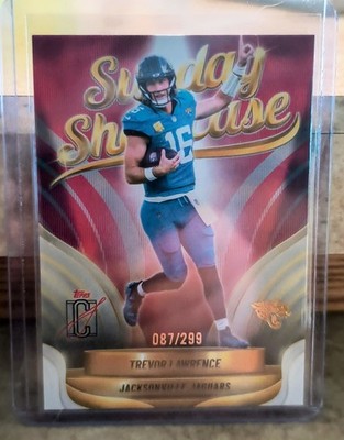 Topps 2025 Trevor Lawrence Jaguars Sunday Showcase #SS-19 087/299