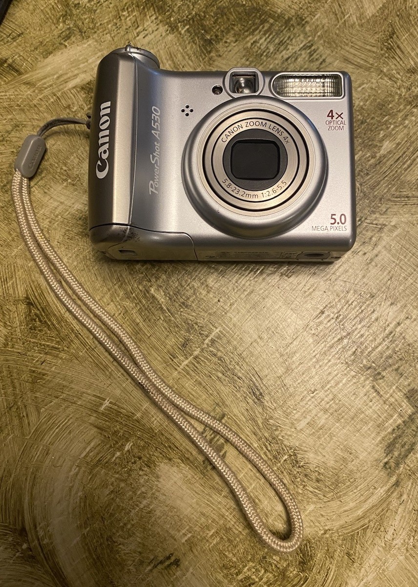 Canon Power-Shot A530 Digital Camera + Soft Case Vintage | eBay