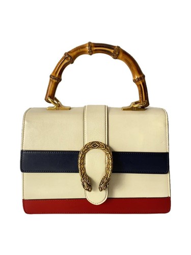 GUCCI handbag Duonysos bamboo leather multicolor Used