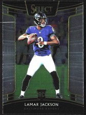 2018 Panini Select Lamar Jackson Rookie #70 ES6-3