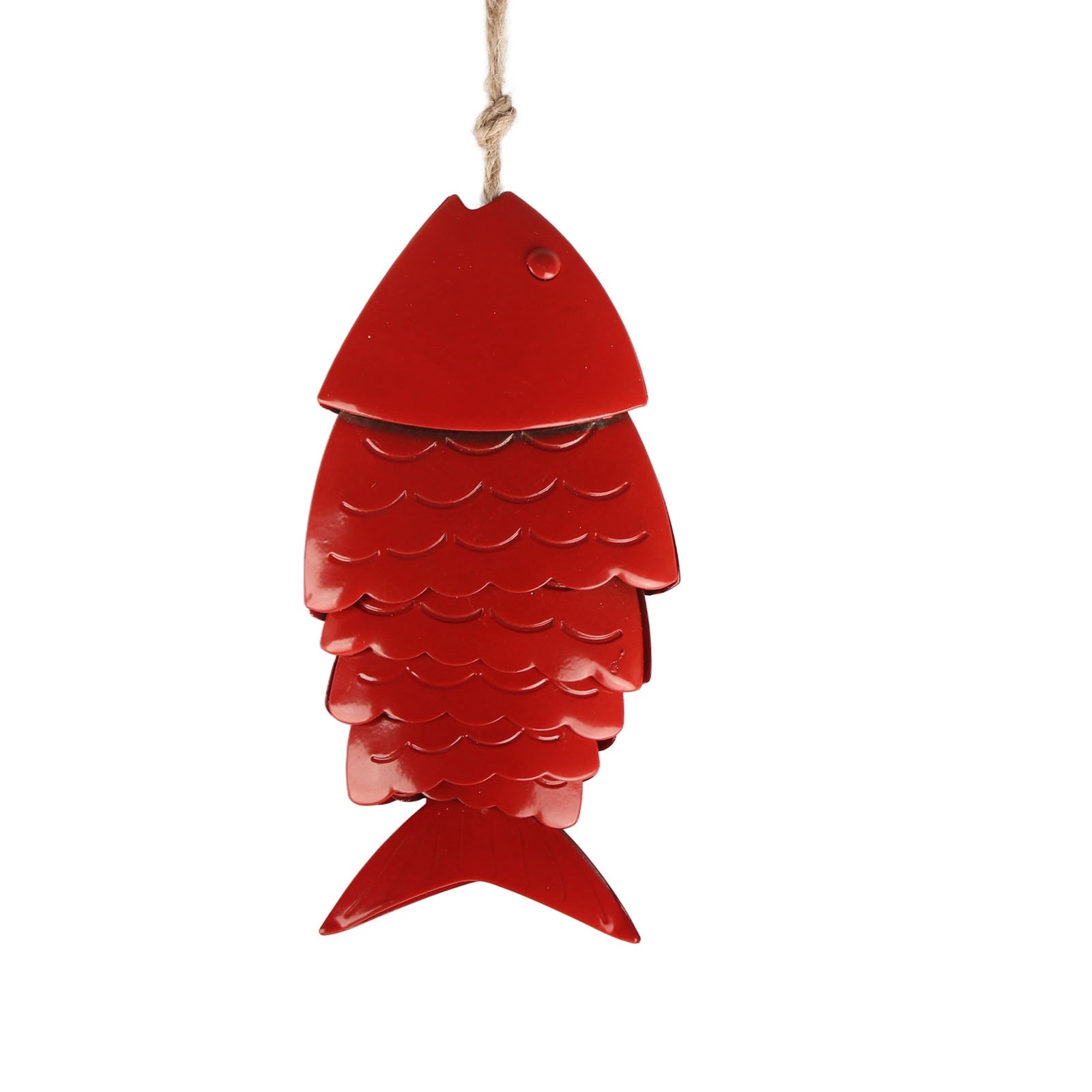 Colorful Koi Fish Wind Chimes Metal Crafts Outdoor Eaves Hanging Decorations