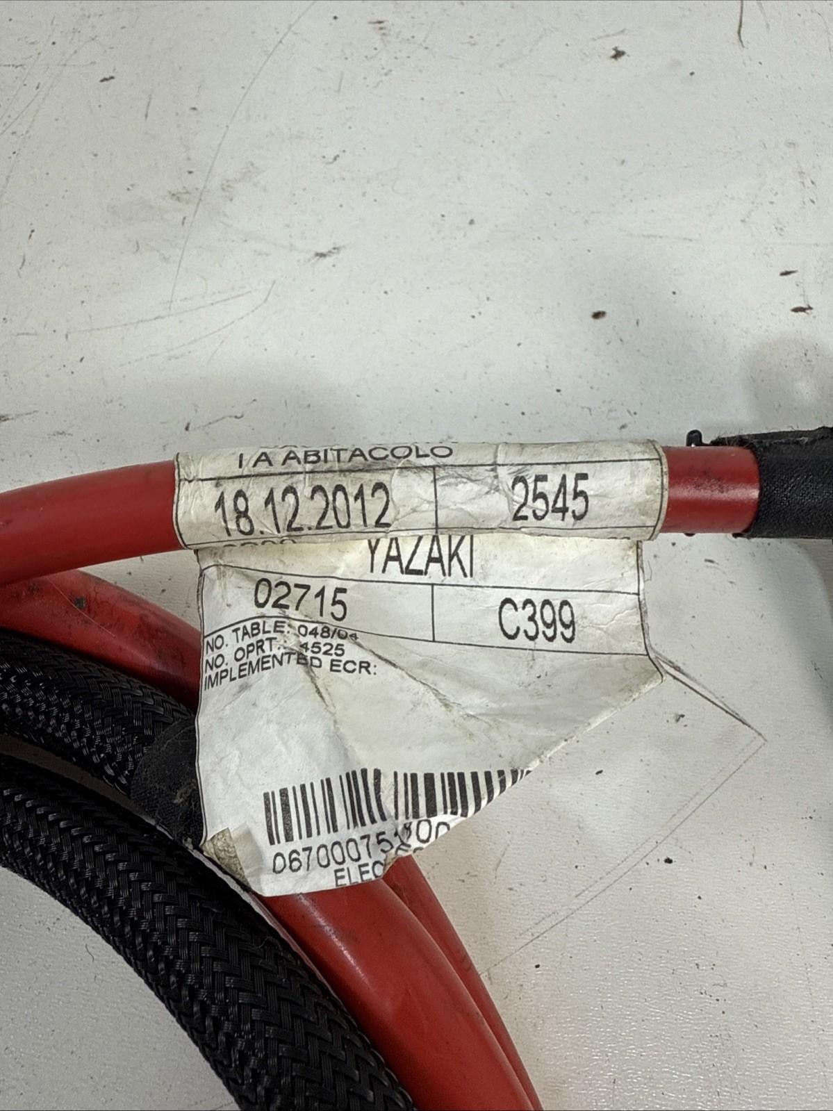 2014-2020 MASERATI QUATTROPORTE BATTERY POSITIVE CABLE WIRE HARNESS OEM