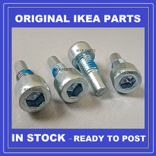 Ikea 10036539 TROTTEN hex screws with locking compound new ORIGINAL parts x4